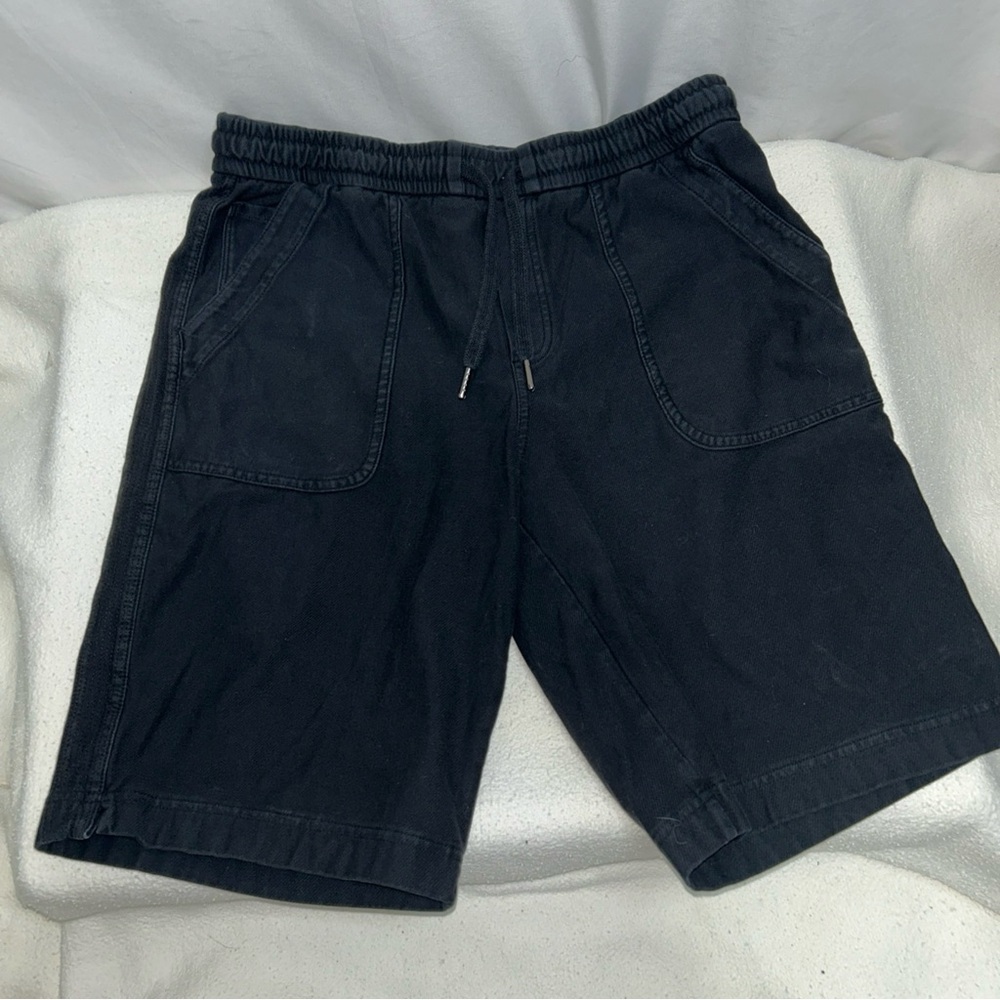 Athleta Black Athletic Shorts with Elastic Waistband